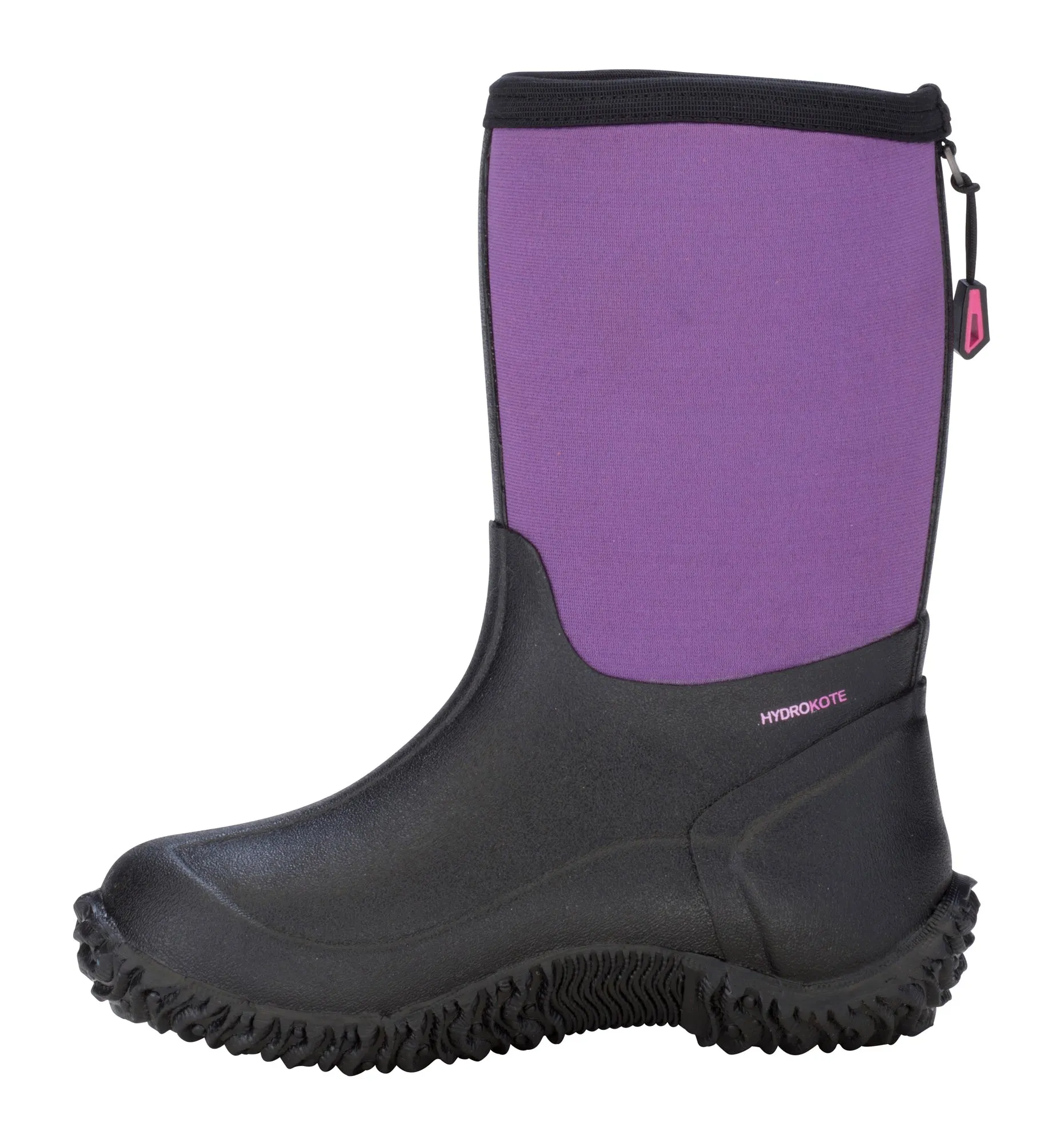 Dryshod Kids Girls Sport Tuffy Black/Purple Rubber Barn Boots