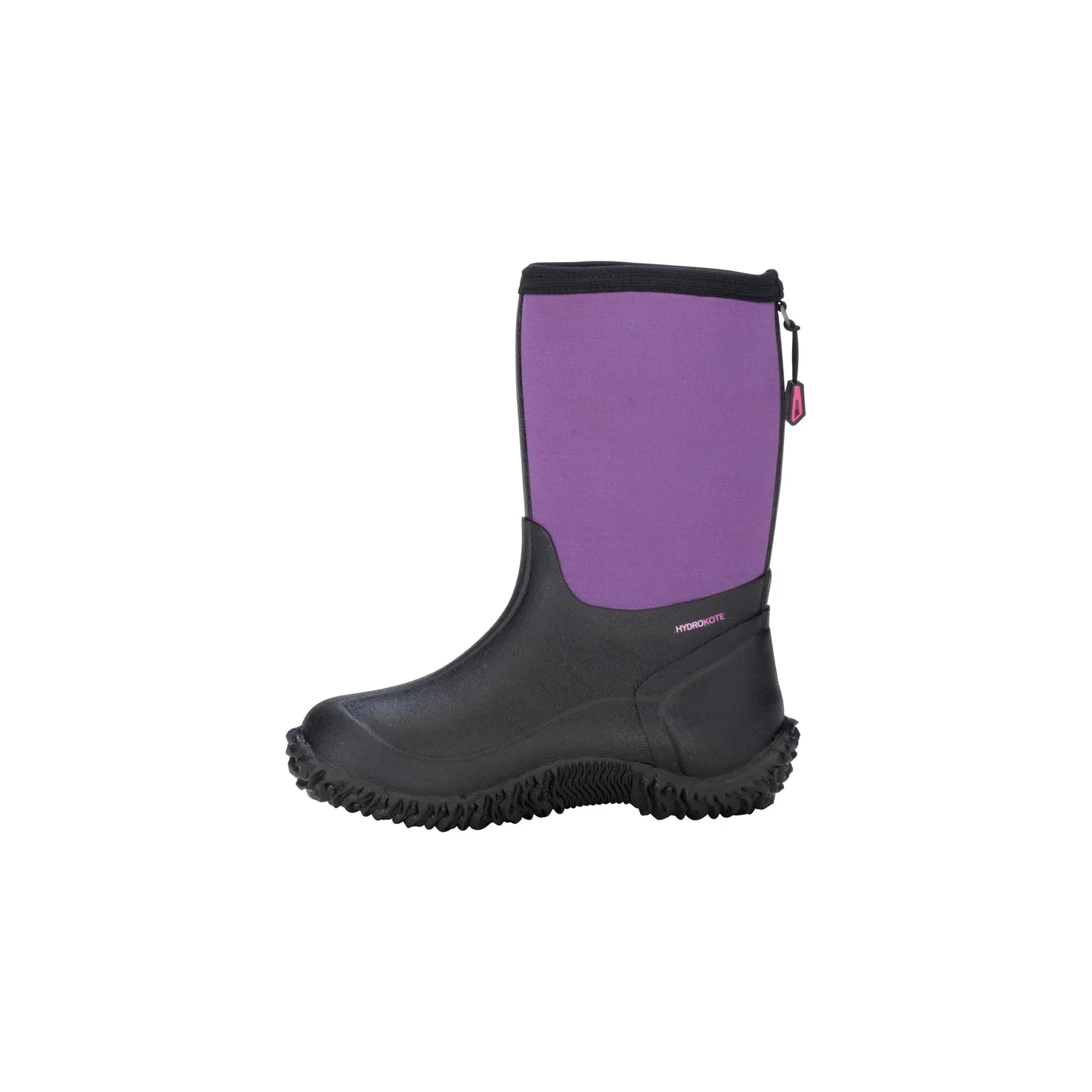 Dryshod Kids Girls Sport Tuffy Black/Purple Rubber Barn Boots