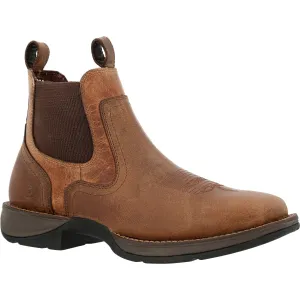 Durango Mens Red Dirt Rebel Old Town Brown/Tan Leather Chelsea Boots