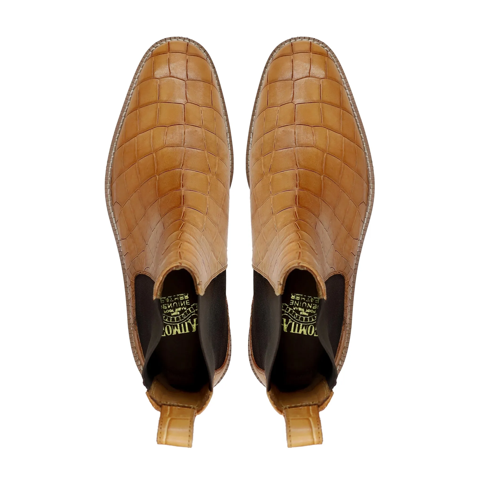 Enstad - Men's Tan Calf Leather Chelsea Boot