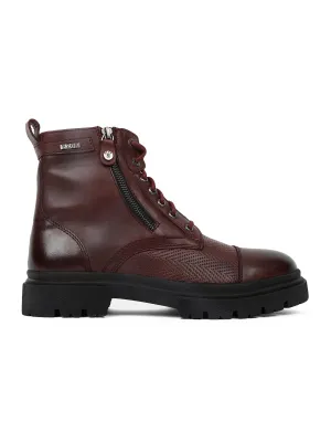 Ezok Bordo Leather Boot Shoes For Men 2501