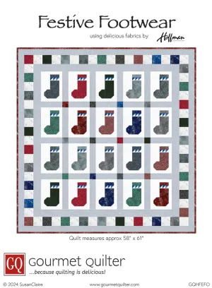 Festive Footwear Quilt Pattern