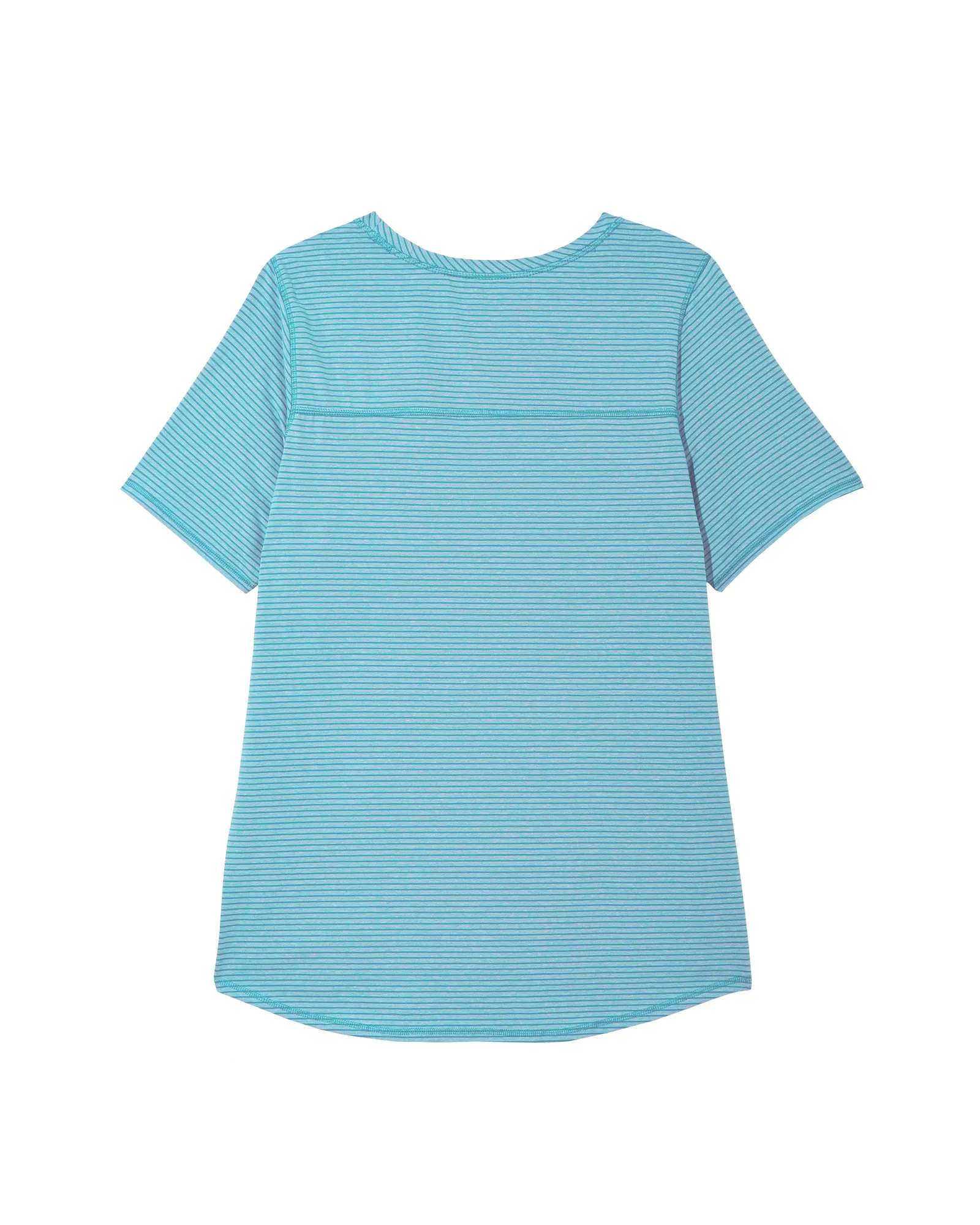 Fleur Tee | Turquoise / White