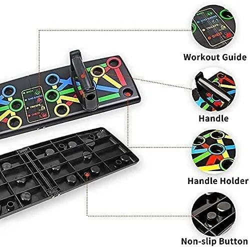 Foldable Push-Up Board 14 in 1