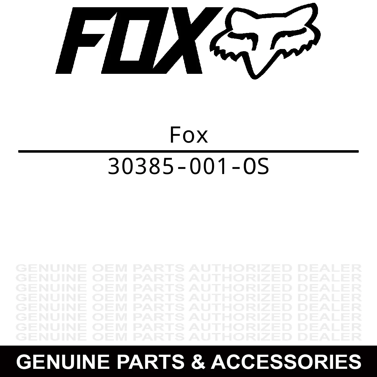 Fox Racing 30385-001-OS Instinct Boot Replacement Right Cuff Black - One Size