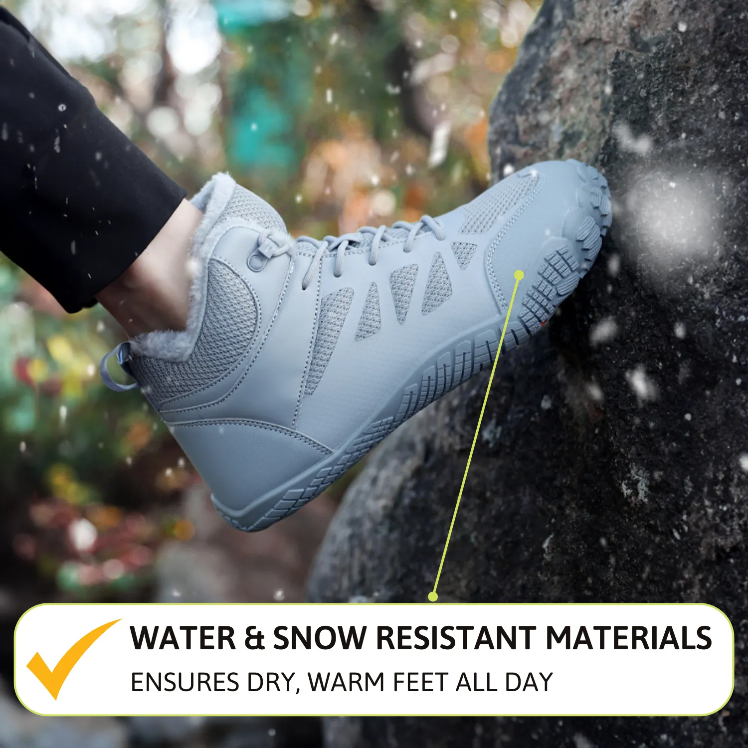 Frostline Max - Warm and water-repellent barefoot shoes (1 1 FREE)