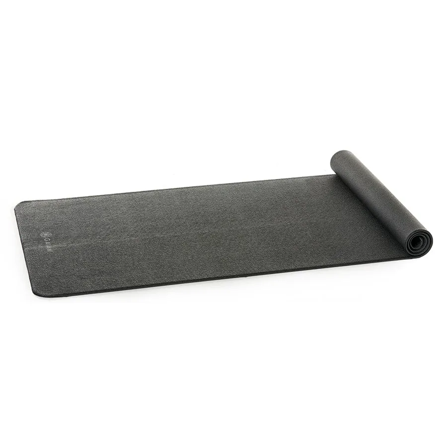 Gaiam Performance Hi Density Pilates 5mm Yoga Mat Black