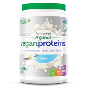 Genuine Health Organic Fermented Vegan Proteins  - Vanilla (600g)