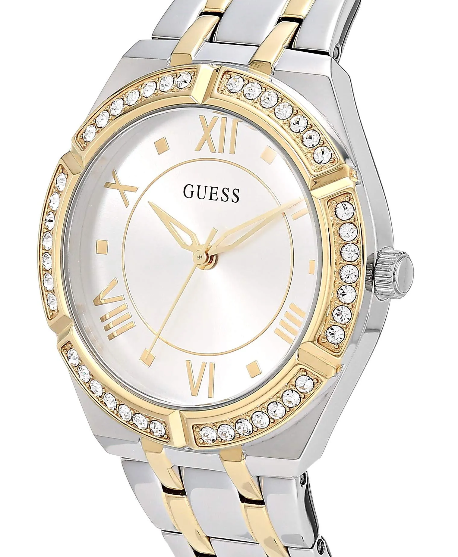 GUESS Women's Analog Watch with Stainless Steel & Gold Bracelet (Model: GW0033L4) One Size