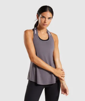 Gymshark Ark Halter Neck Vest - Slate Lavender