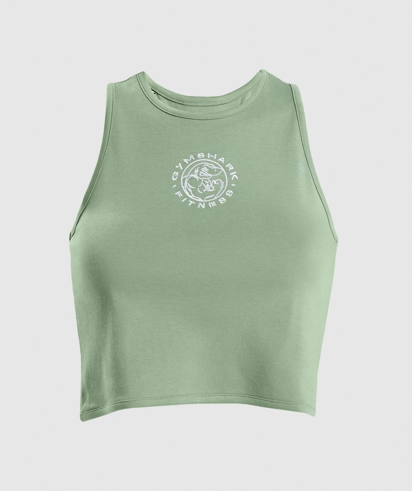 Gymshark Legacy Fitness Crop Tank - Green