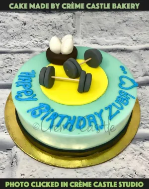 Gym/Workout Theme Cake