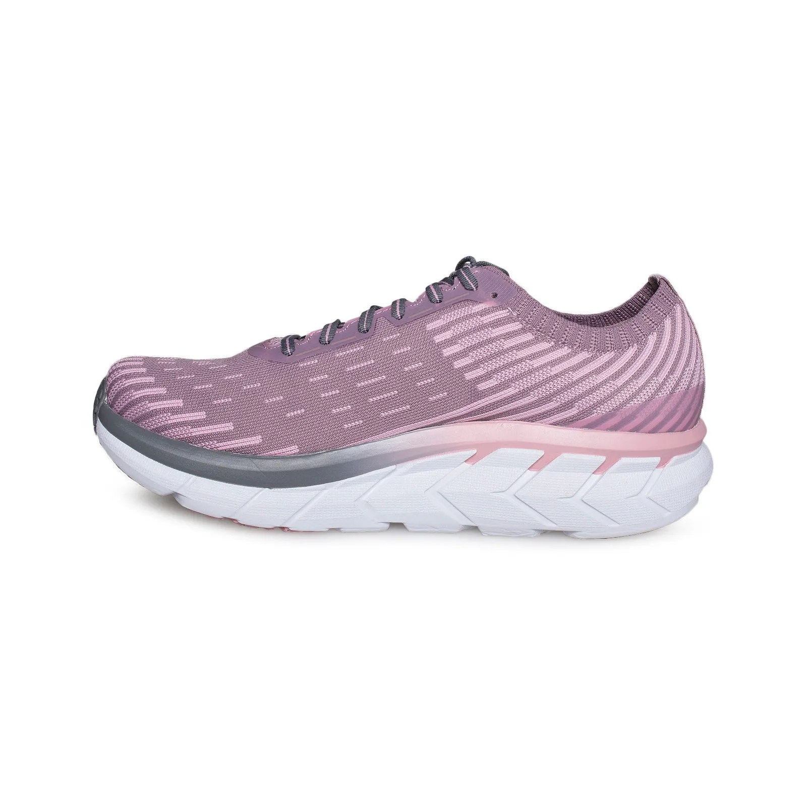 Hoka One One Clifton 5 Knit Cameo/Pink Toadstool Running Shoes - Women's