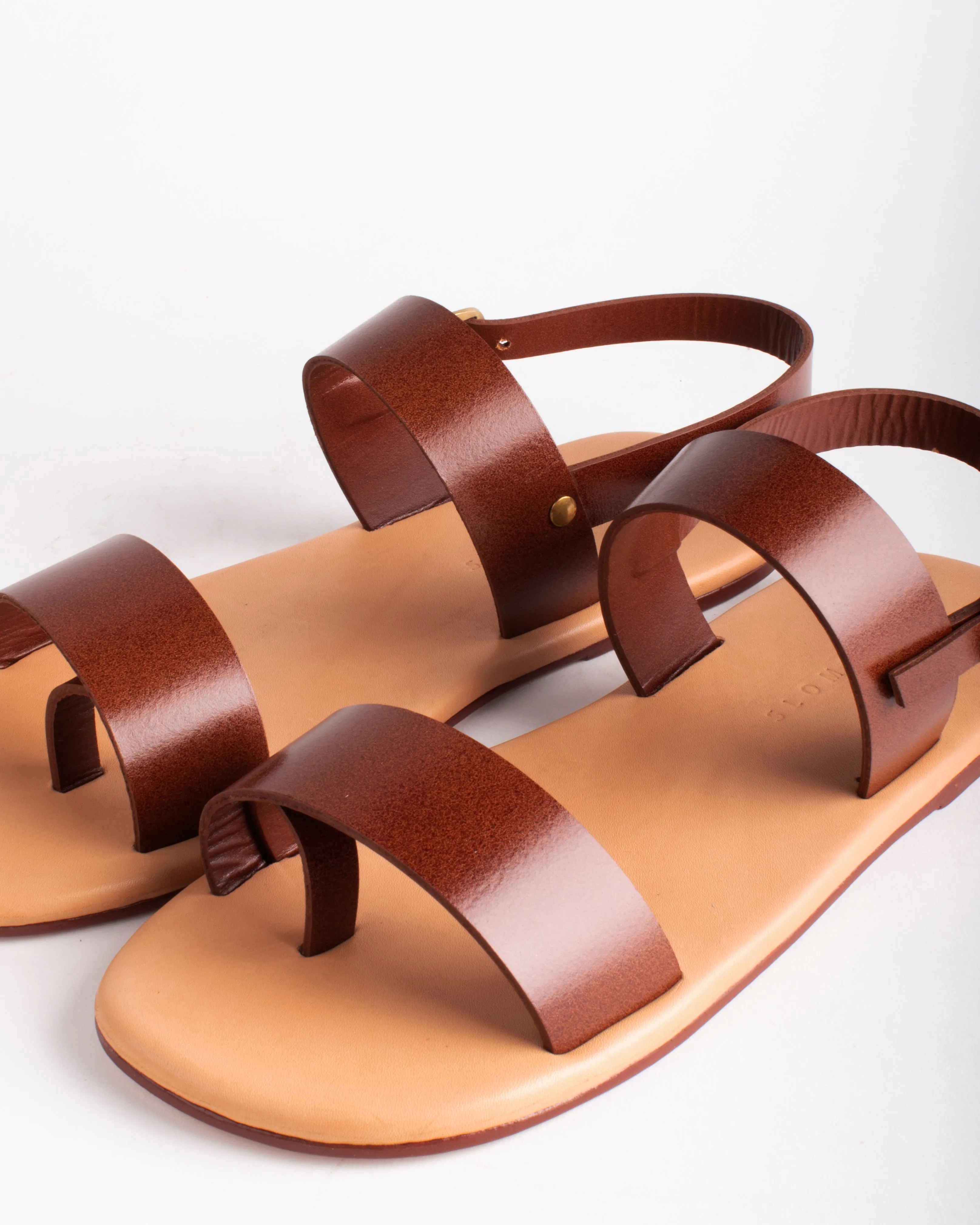 Horizontal Dual Strap Sandals