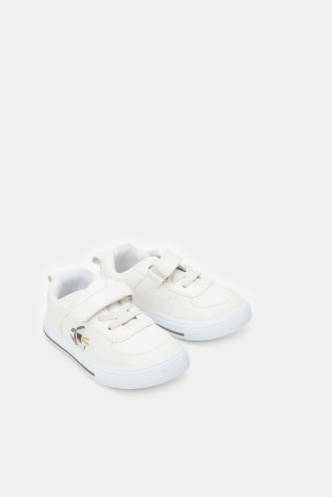 Infant Boys White Shark Pump