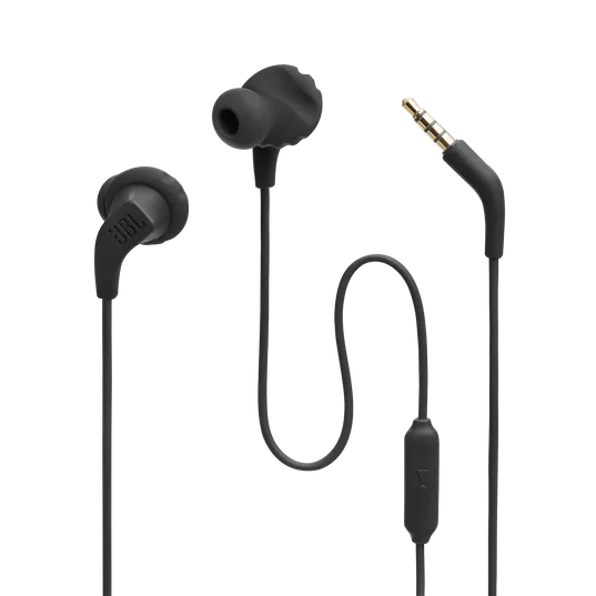 JBL ENDURANCE RUN 2 Wired In-Ear Headphones (Black)