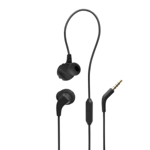 JBL ENDURANCE RUN 2 Wired In-Ear Headphones (Black)