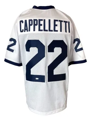 John Cappelletti Signed Custom White College Football Jersey 73 Heisman SI