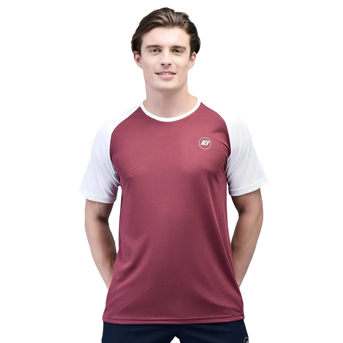 KI Dry Fit Magenta Active Wear T-Shirts - Performance Gear for Gym Enthusiasts and Outdoor Athletes