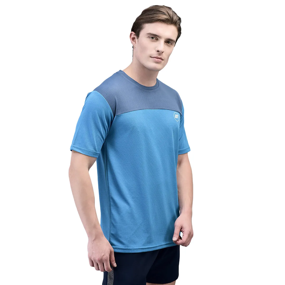 KI Dry Fit Pastel Blue Active Wear T-Shirts - Performance Gear for Gym Enthusiasts and Outdoor Athletes