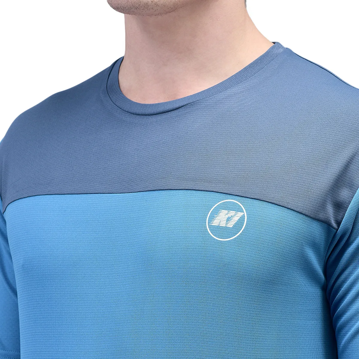 KI Dry Fit Pastel Blue Active Wear T-Shirts - Performance Gear for Gym Enthusiasts and Outdoor Athletes