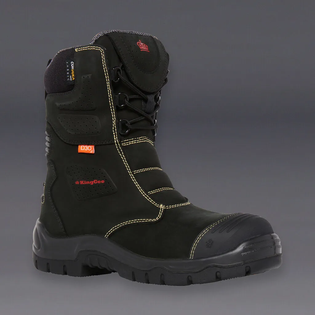 King Gee Bennu Rigger Steel Toe Safety Work Boots With Scuff Cap (K27174)