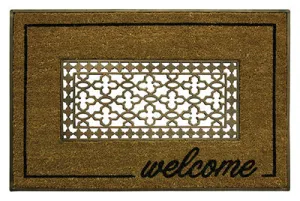 Koko Rubber Grate Mat, Coir Fiber, 18 x 30-In.