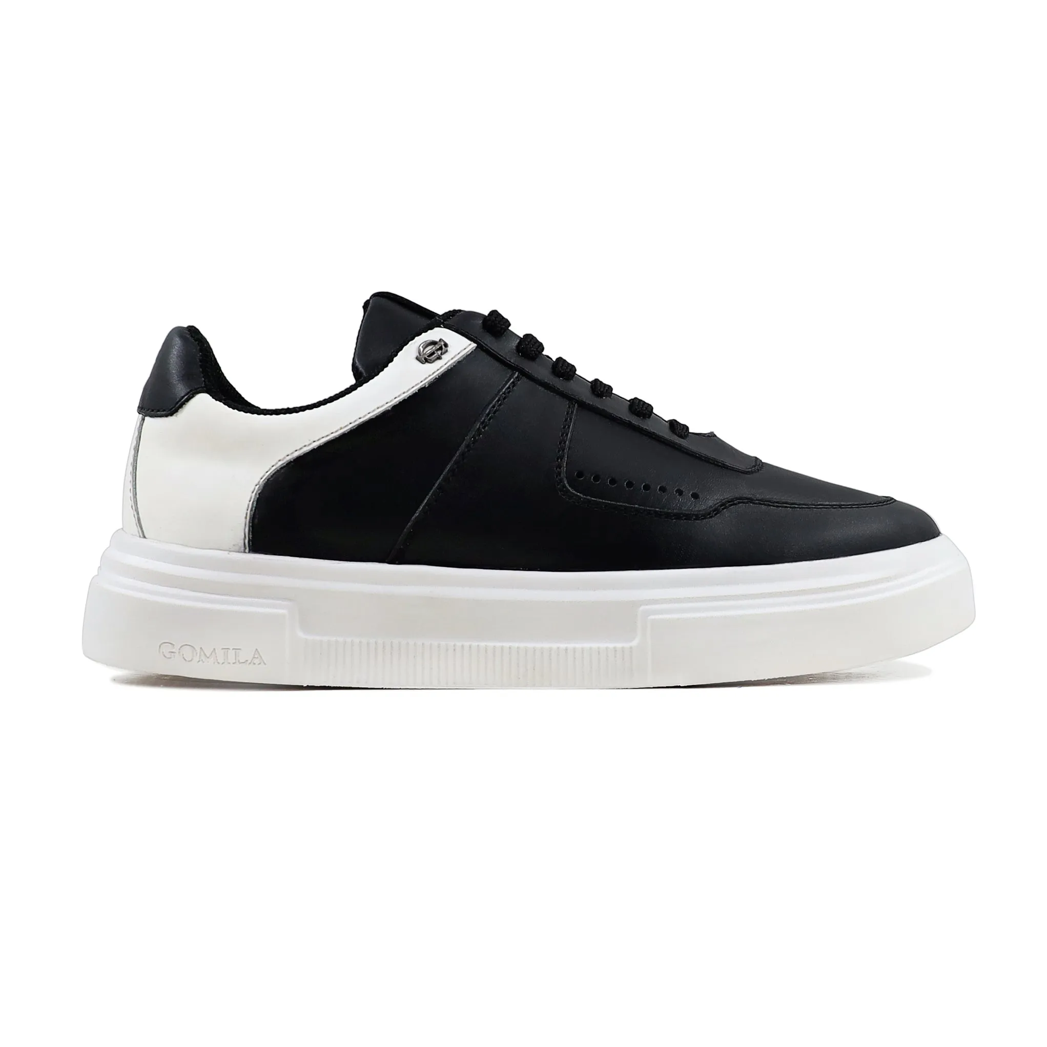 Lampard - Men's Black and White Sneaker