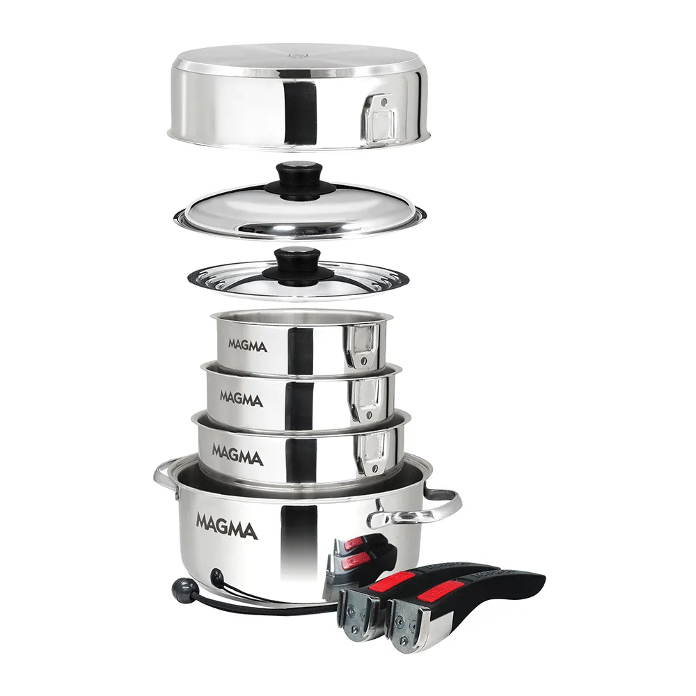 MAGMA Nestable 10-Piece Cookware Pans