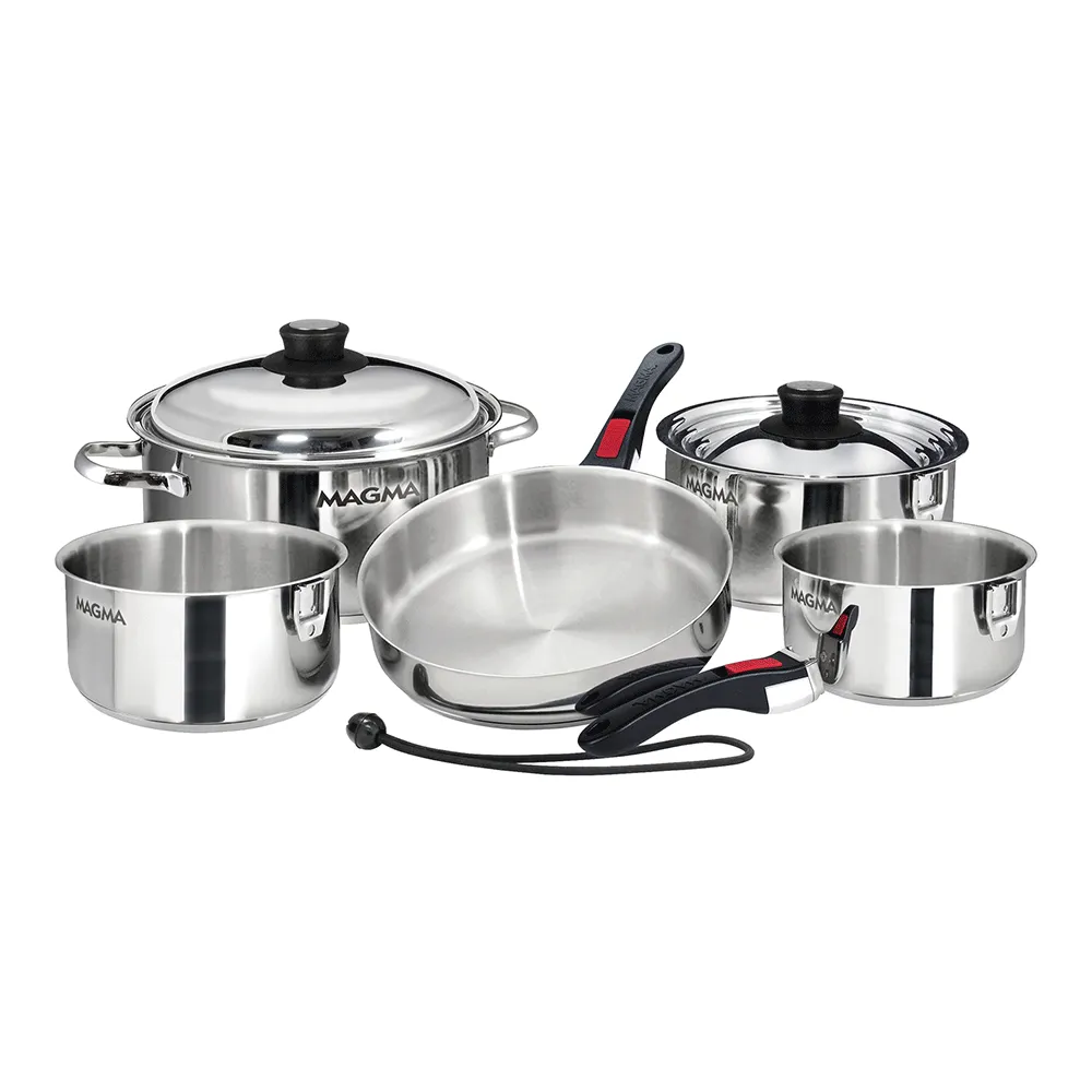 MAGMA Nestable 10-Piece Cookware Pans