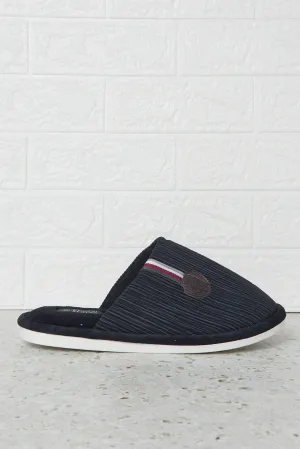 Men Black Mule Slipper