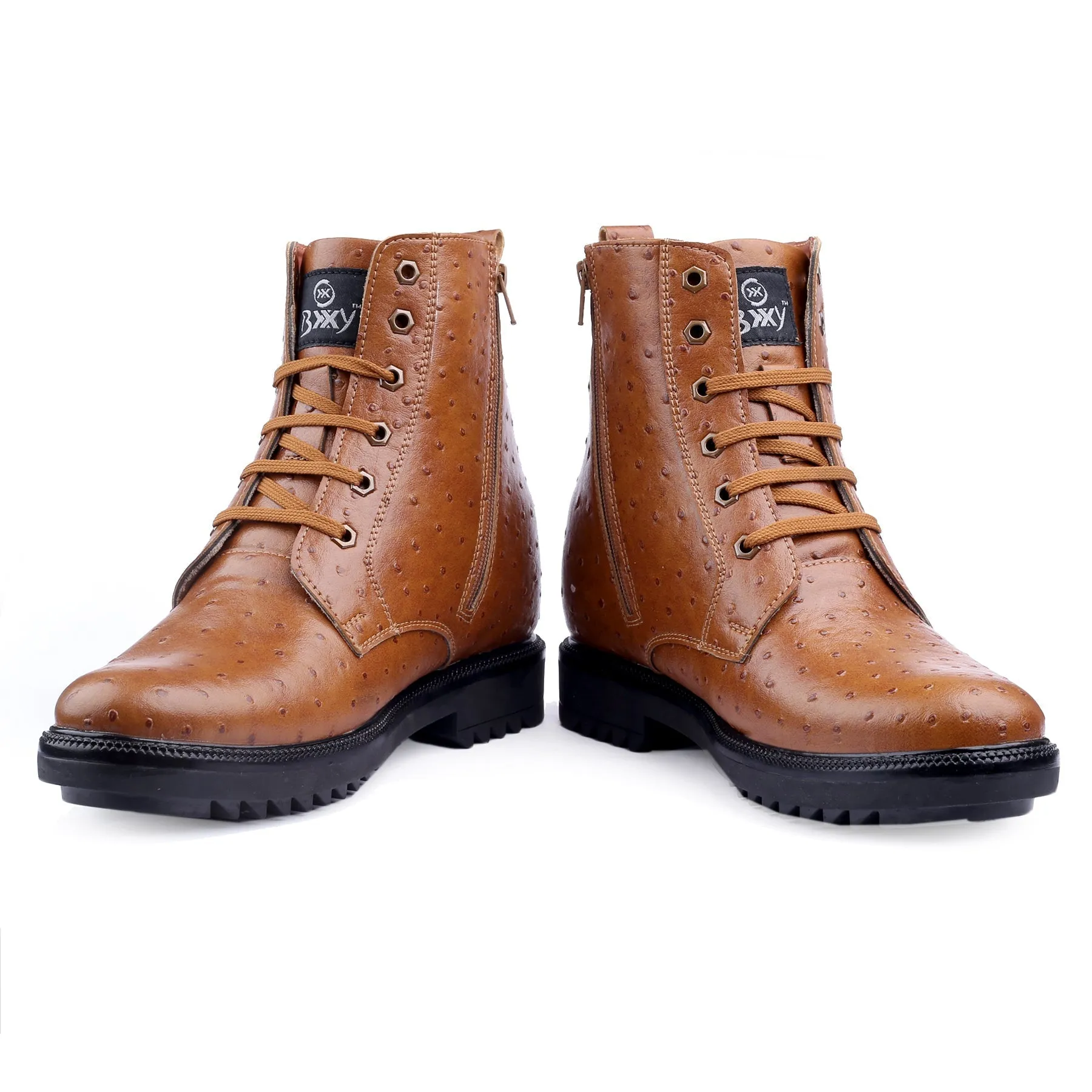 Men's 4 Inch Hidden Height Increasing Elevator Boots