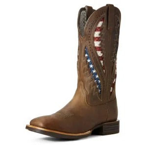 Men's Ariat American Flag Quickdraw VentTEK Western Boot