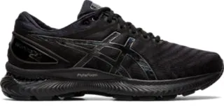 Men's Asics Gel-Nimbus 22, Black/Black, 6 Medium