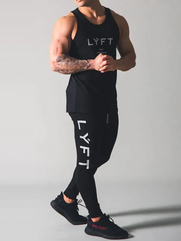 Men's Contrast Stitching Fitness Casual Vest