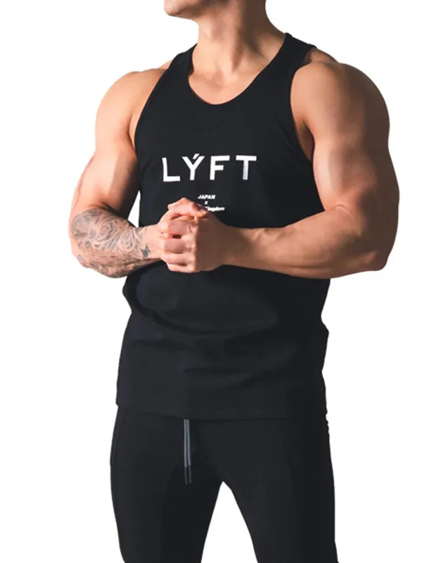 Men's Contrast Stitching Fitness Casual Vest