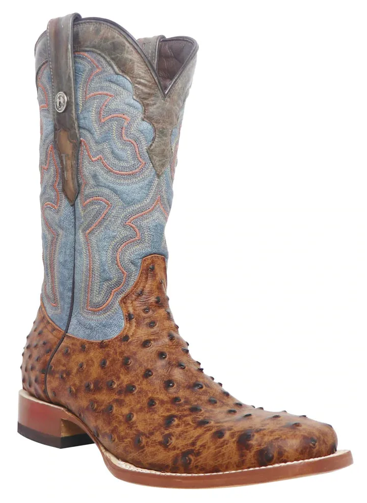 Men's Tanner Mark Print Ostrich Boot