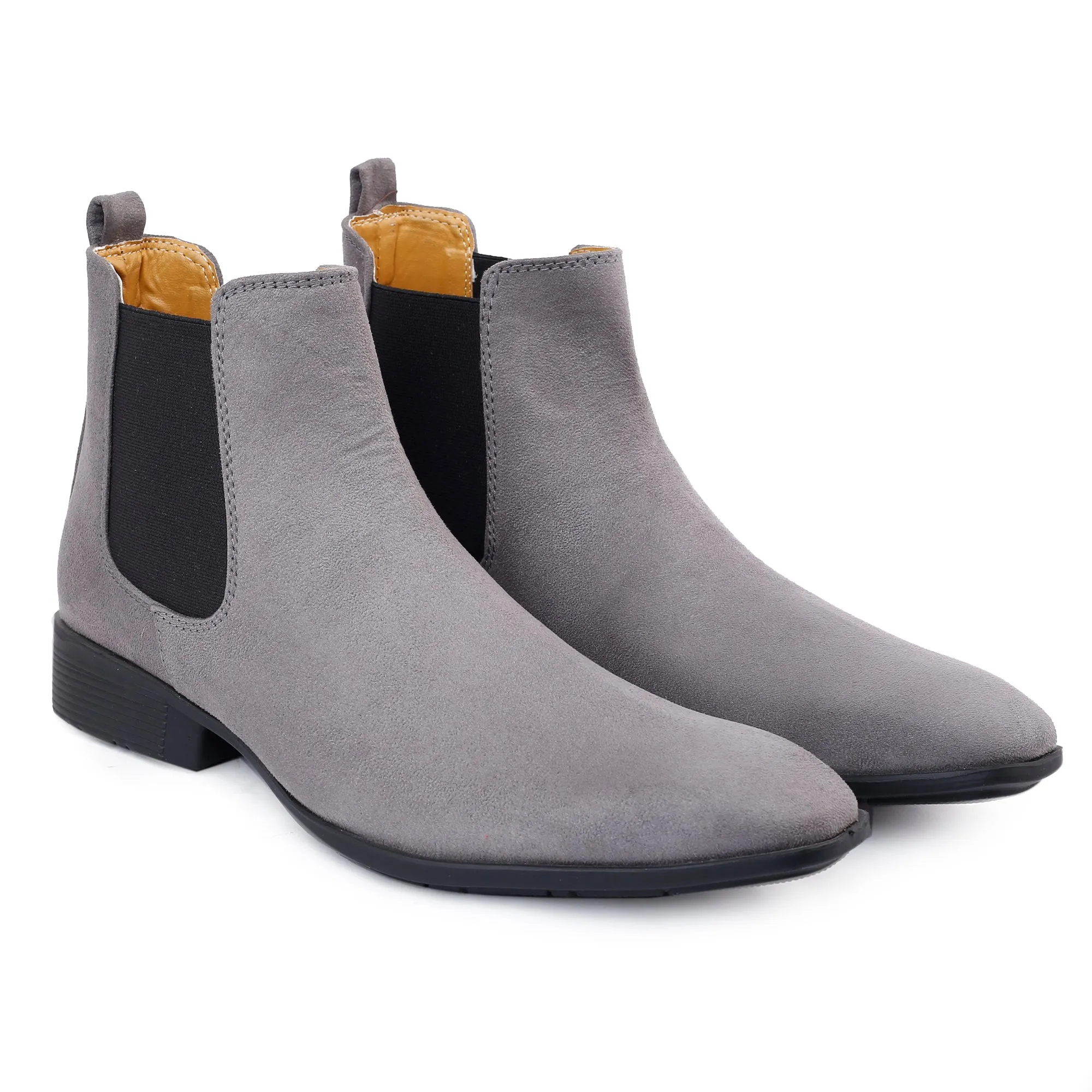 Men's Vegan Suede Material Formal & Casual Party Wear Chelsea Boots