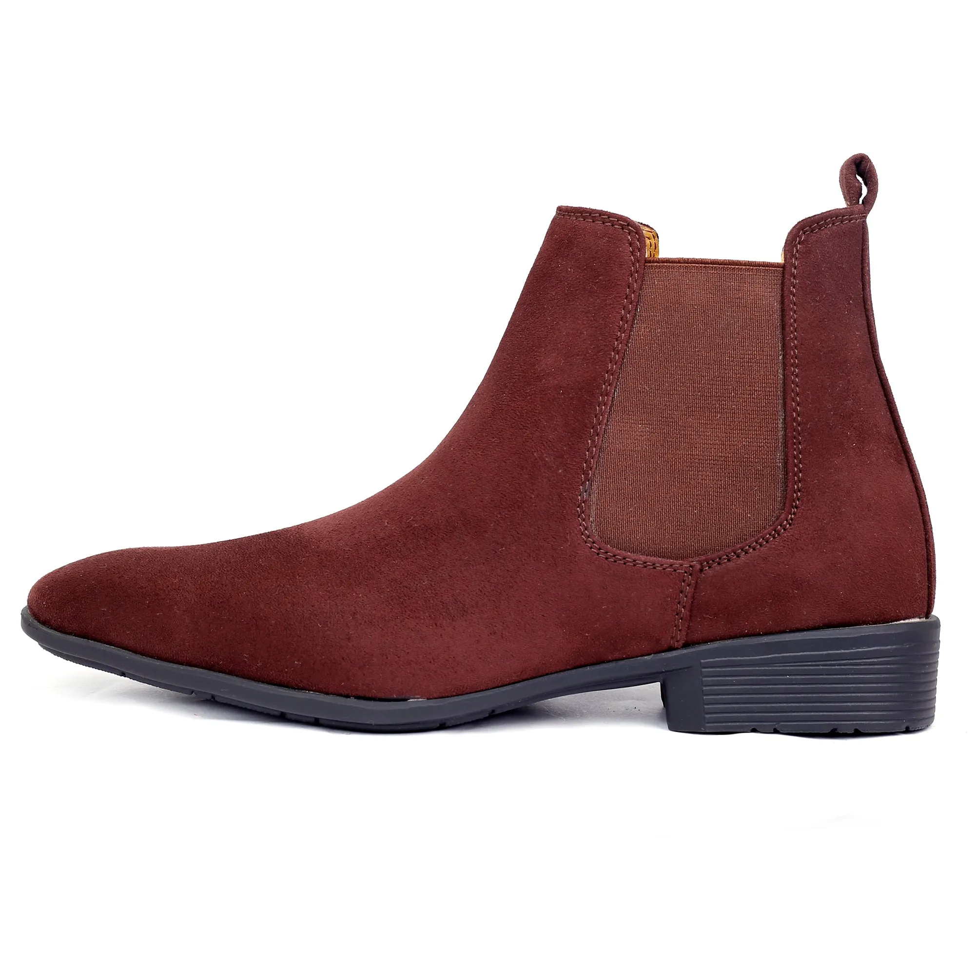 Men's Vegan Suede Material Formal & Casual Party Wear Chelsea Boots