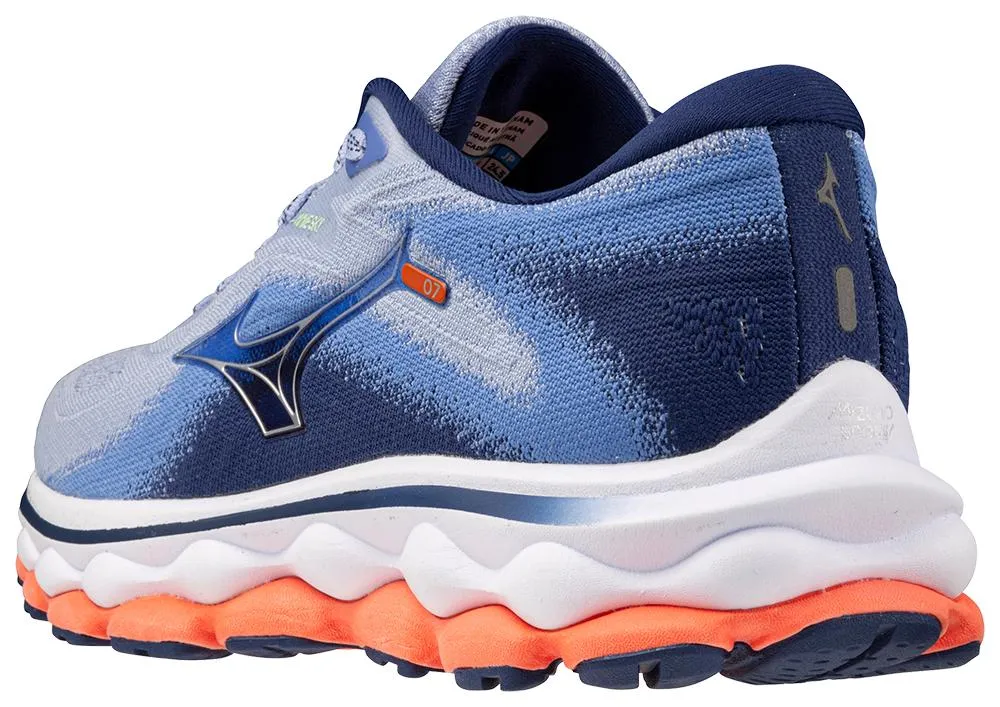 Mizuno Women's Wave Sky 7 - Blue Heron/Silver