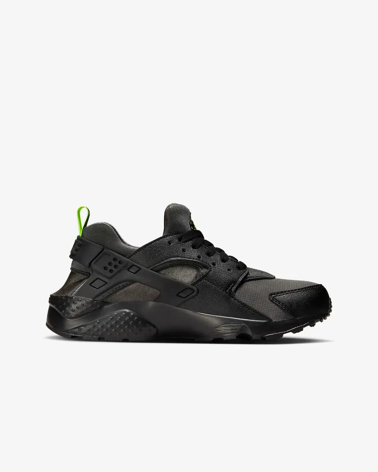 Nike Huarache Run GS Iron Grey Black Volt DZ5632-001