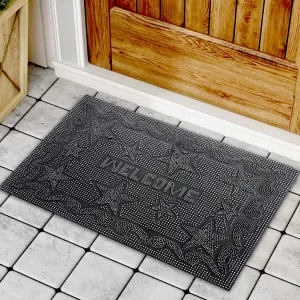 OnlyMat Rubber Pin Welcome Doormat - Indoor / Outdoor, Waterproof