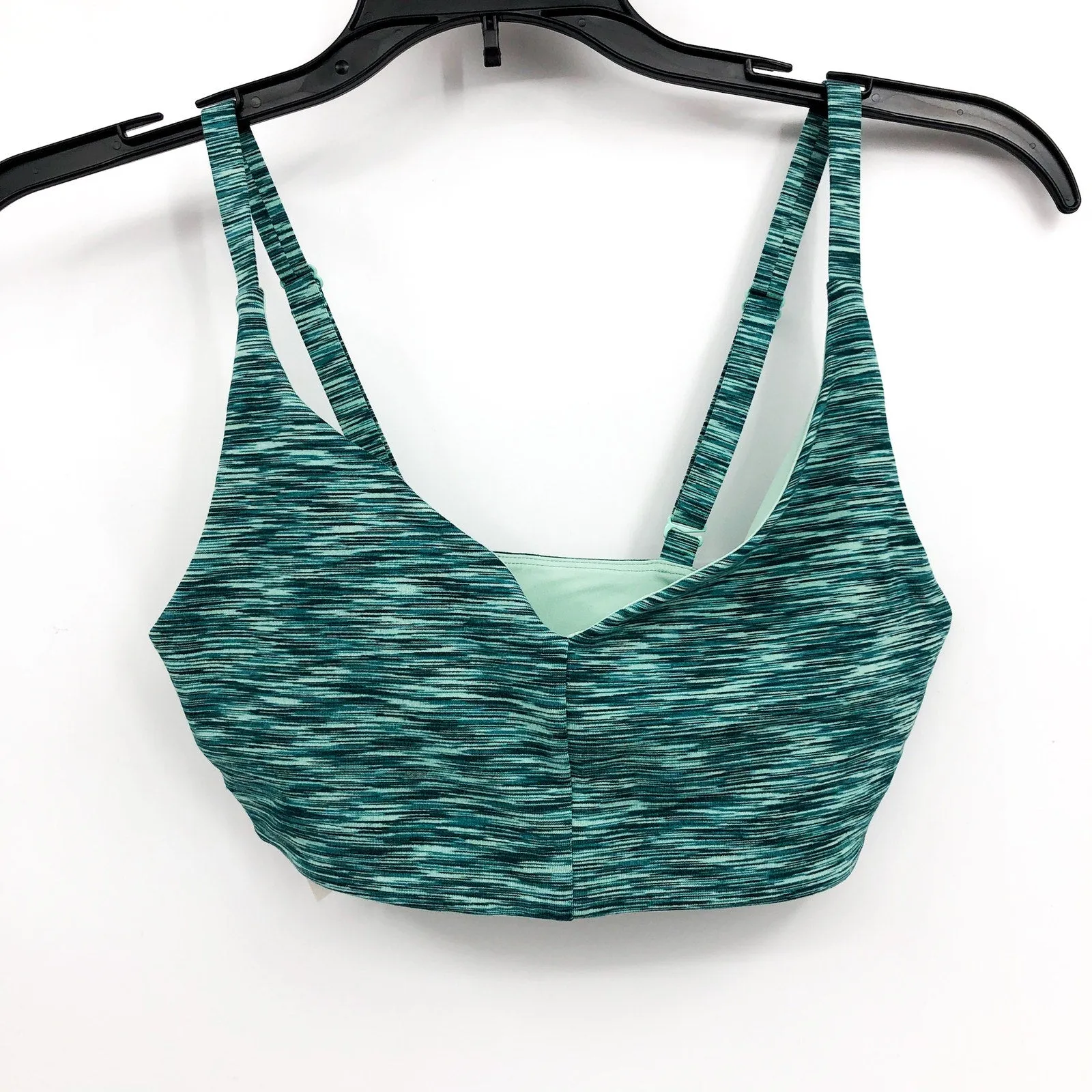 OUTDOOR VOICES Womens Flow Freeform Bralette XXS Green Patina Mix Quick Dry NWT