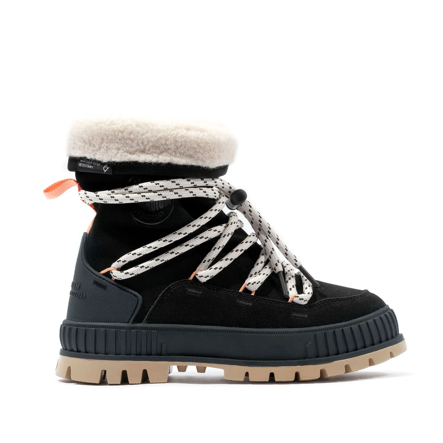 Palladium Women's Pallashock Hiver in Black