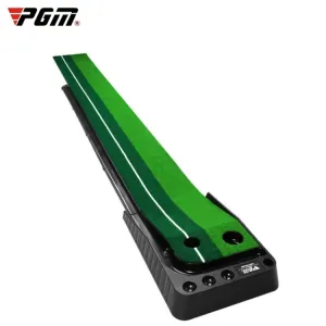 PGM 3m Golf Indoor Swing Grip Putting Trainer Practice Pace with Automatic Return Fairways