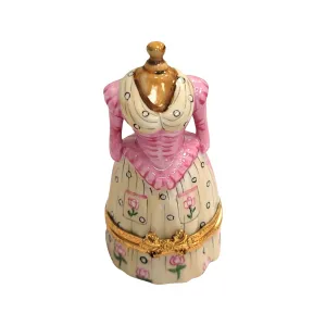 Pink Antique Dress on Form