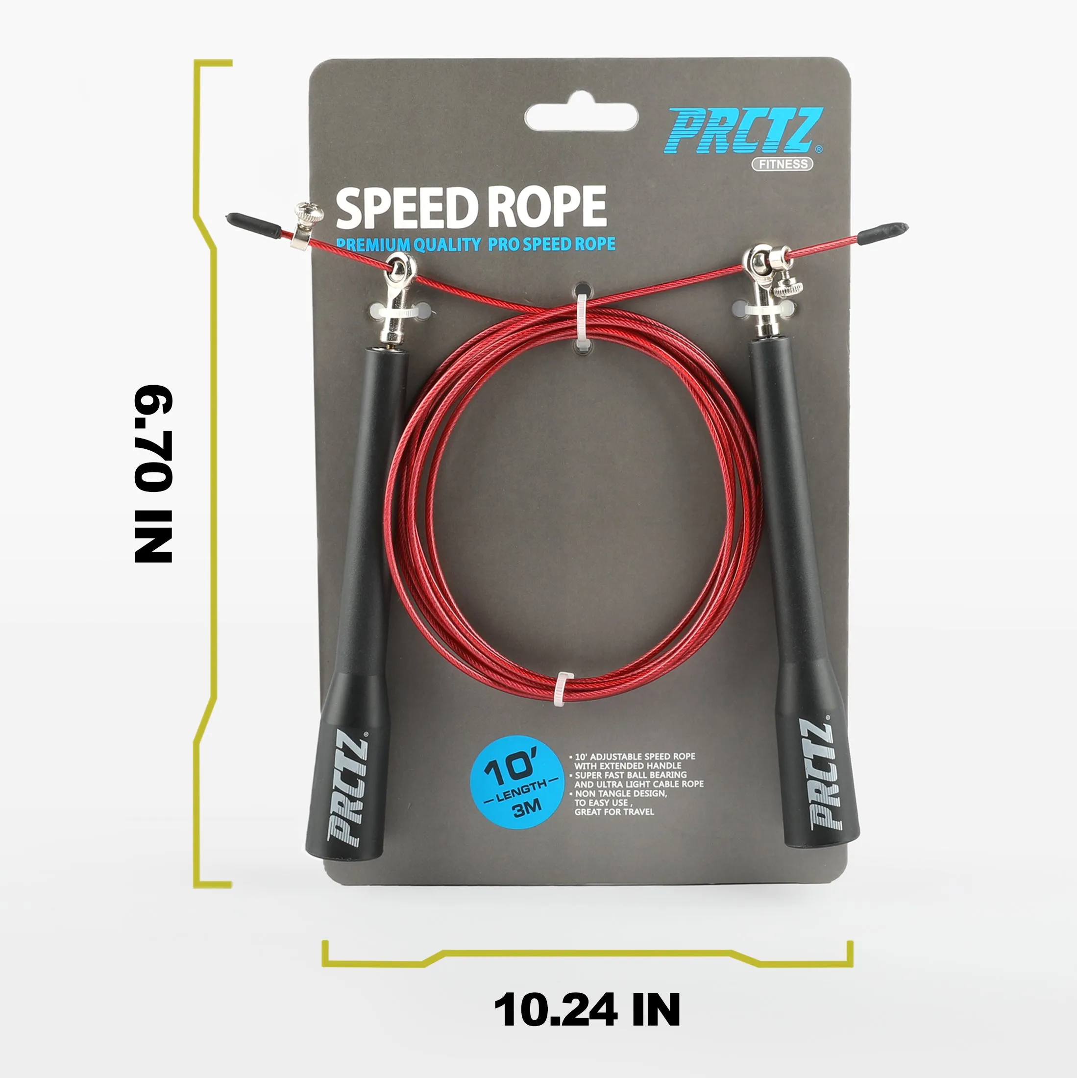 PRCTZ 10ft Cable Jump Rope