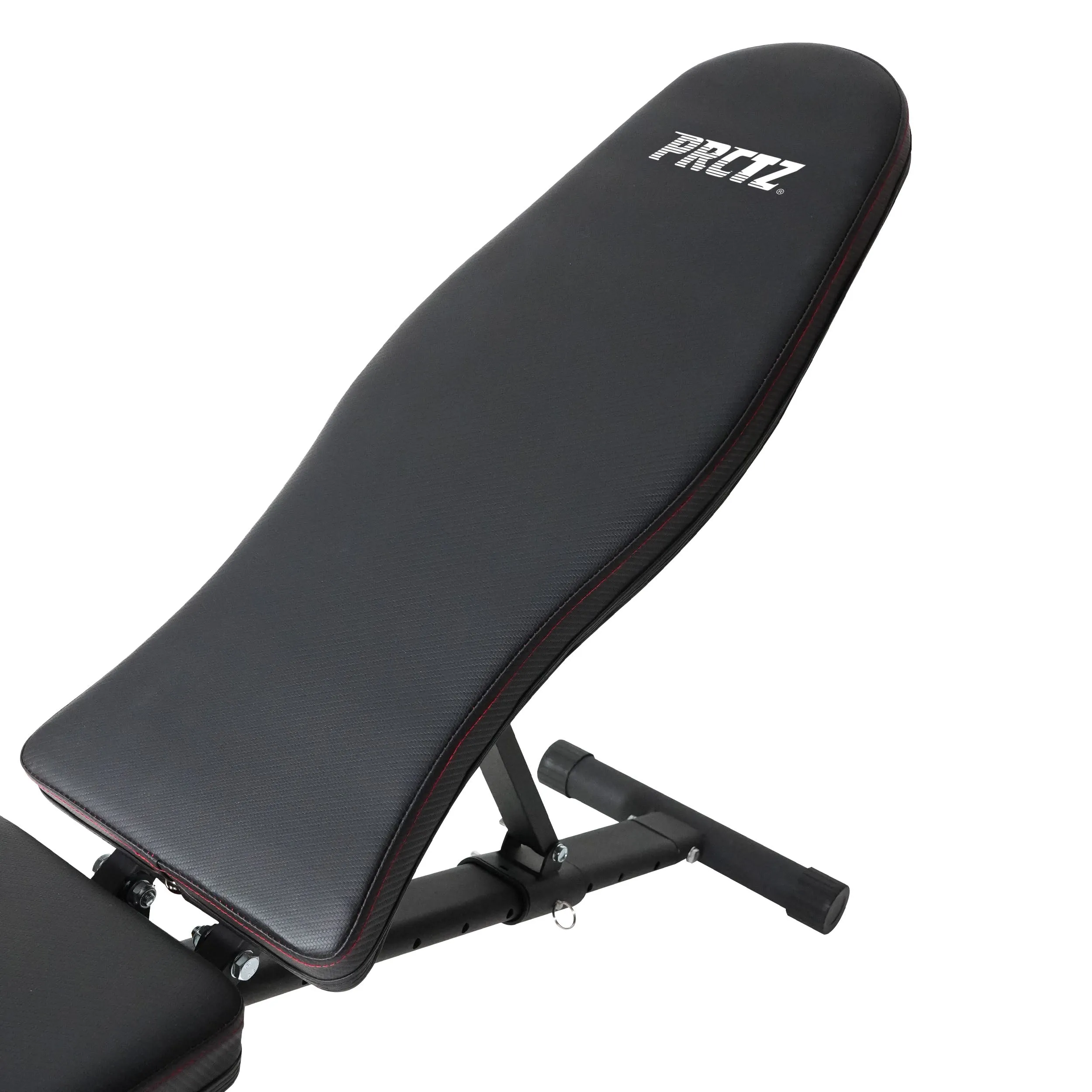 PRCTZ Two-Piece Olympic Weight Bench with Squat Rack, Foldable FID Bench, and Weight Storage