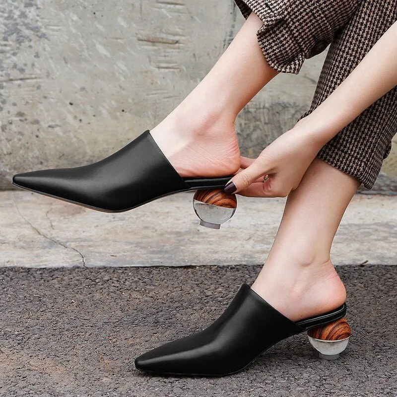 Pre Order:  Round Heel Mule