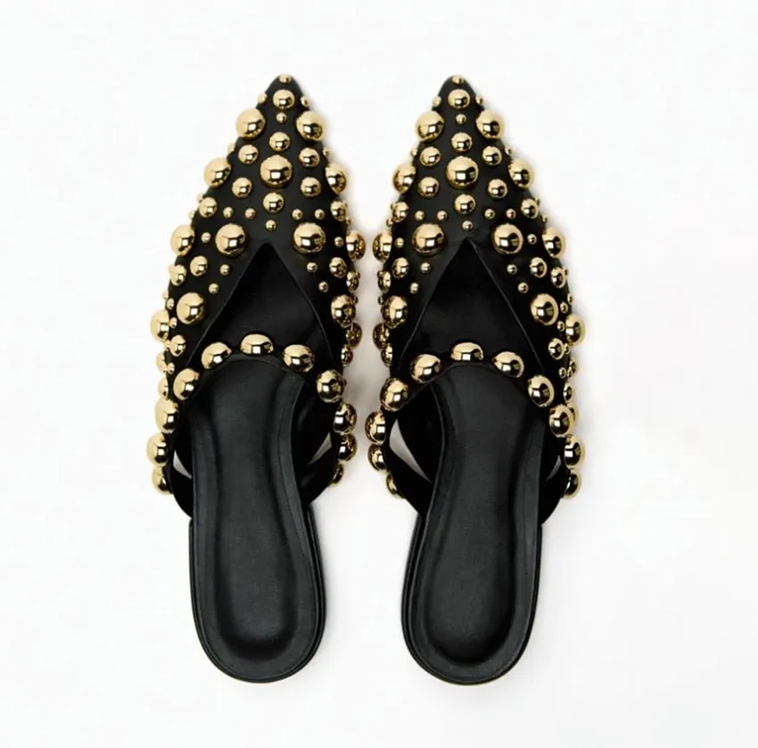 Pre Order:  Studded Pointed Flats